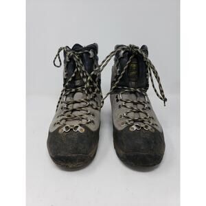 La Sportiva Glacier WLF Mountain Climbing Boots black/tan suede 39.5 Womens 8.5
